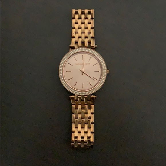 Michael Kors Rose Gold Diamond watch